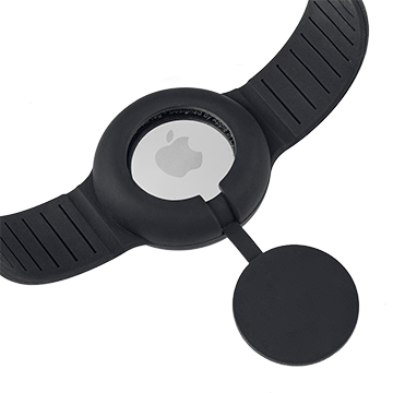 QR Code Medical ID Wristband with Location Tracker Black, Black, large image number 4